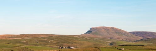 Pen-y-Ghent from the road to Malham Tarn.