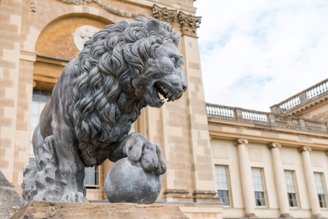One of the two lions either side of the Stowe house steps, the level of detail is quite impressive. Photos from a trip to National Trust Stowe in July 2017.